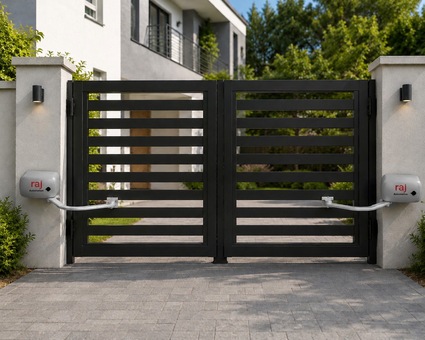 Motorized Retractable Gate